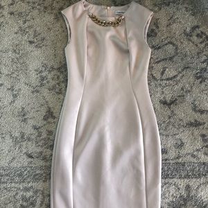 Blush Calvin Klein professional dress